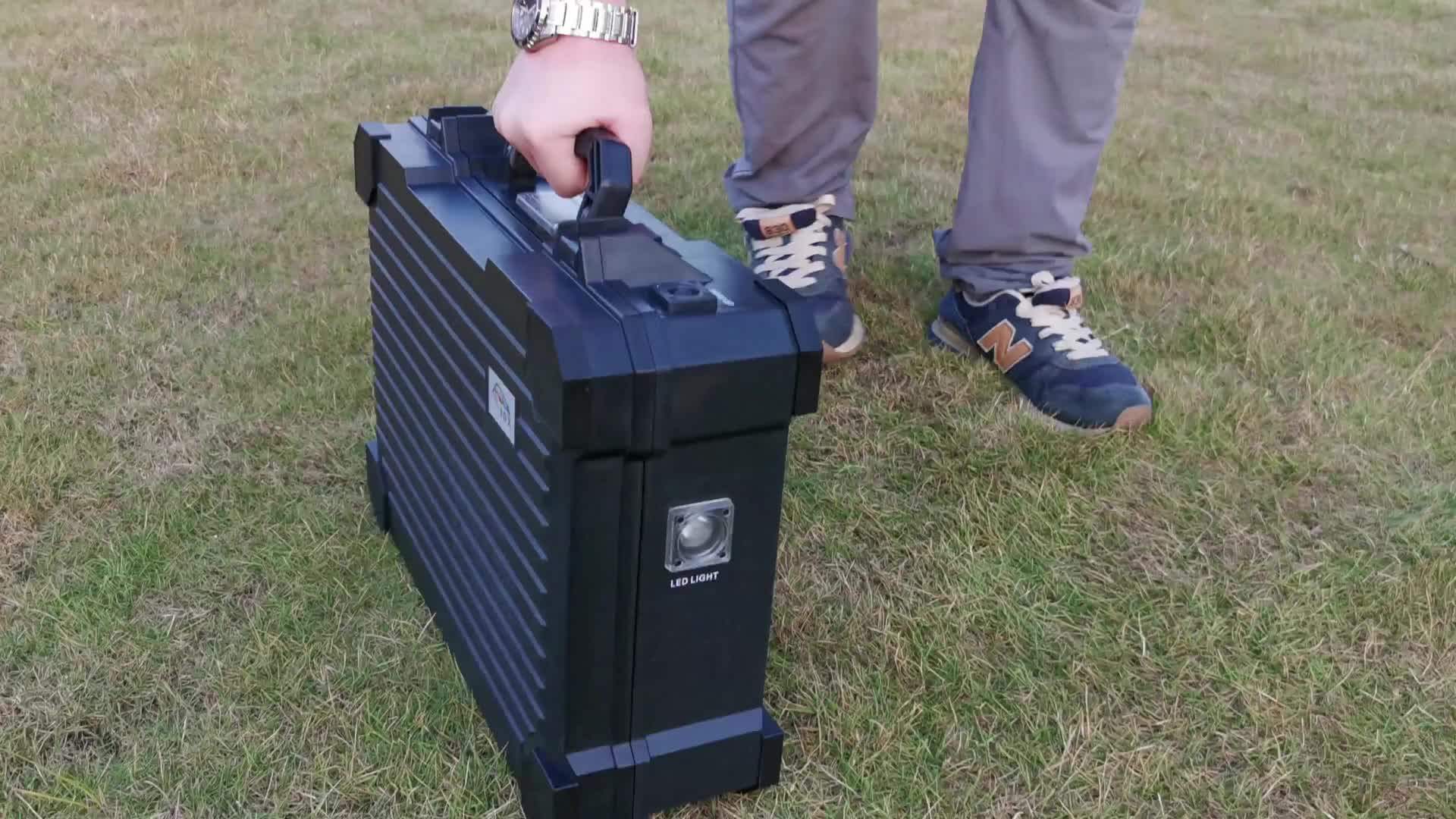 Ac Dc Power Supply System Portable Lithium Ion Battery Solar Generator