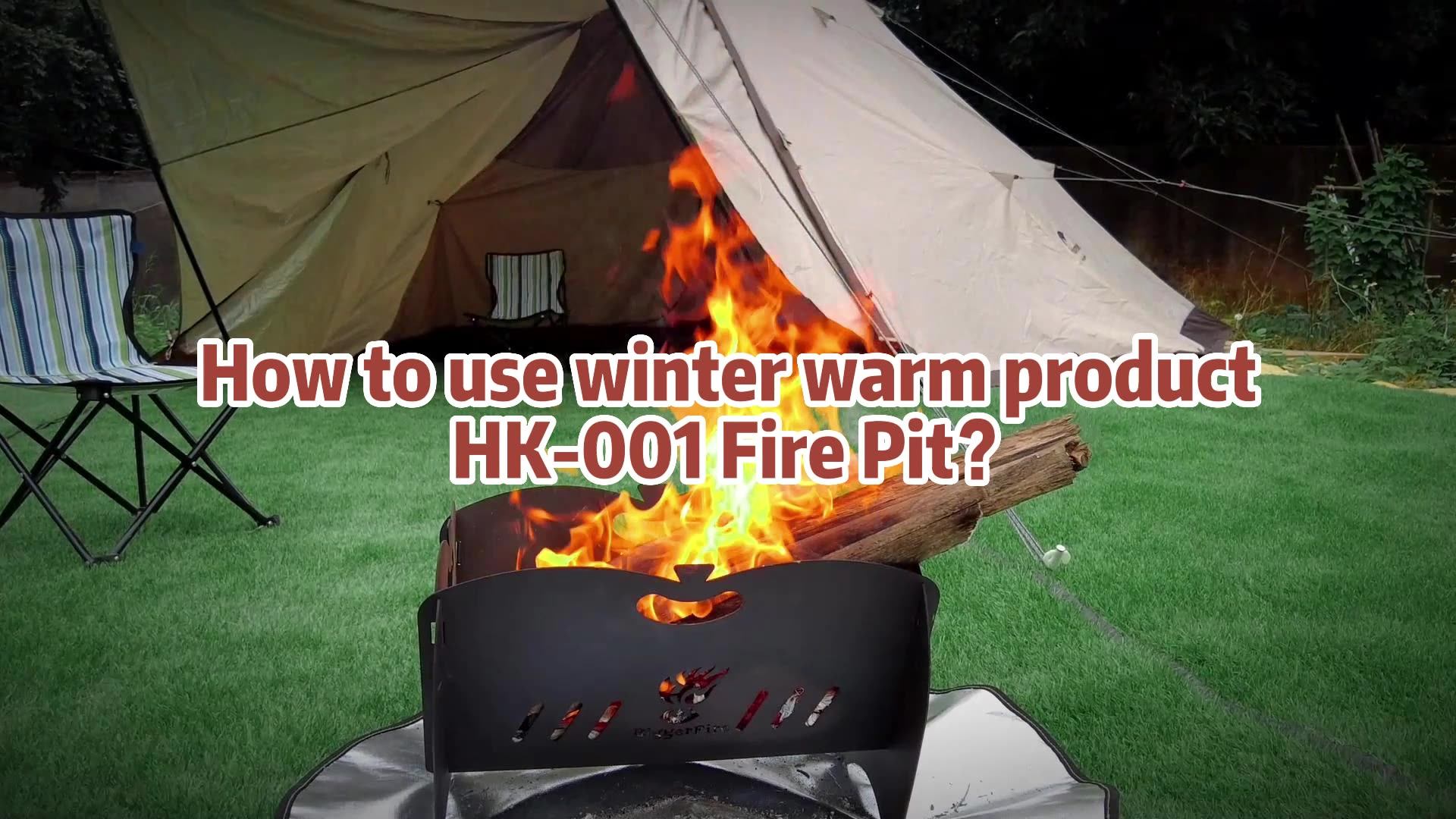 Portable Fire Pits Patio Backyard Camping Bonfire Garden Charcoal Bbq Picnic Outdoor Fire Stove