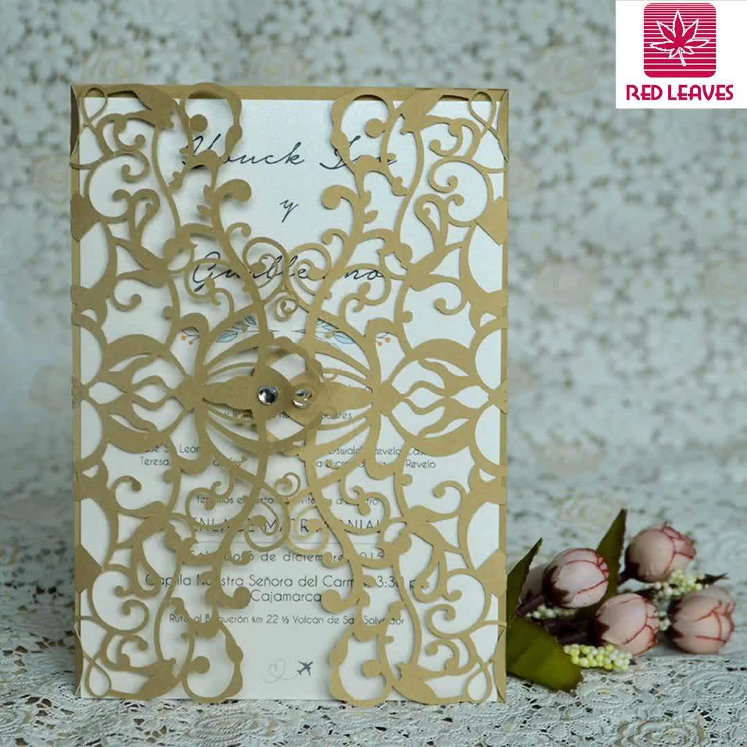 Unique Design Cheap Elegant Laser Cut Wedding Invitation Card Models Buy Gift Handmade Wedding