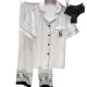Ice Silk Thin Pajamas Spring and Summer European and American Vimi Family Short-sleeved Women's Long-sleeved suit Waterlight Silk Home Clothes Summer