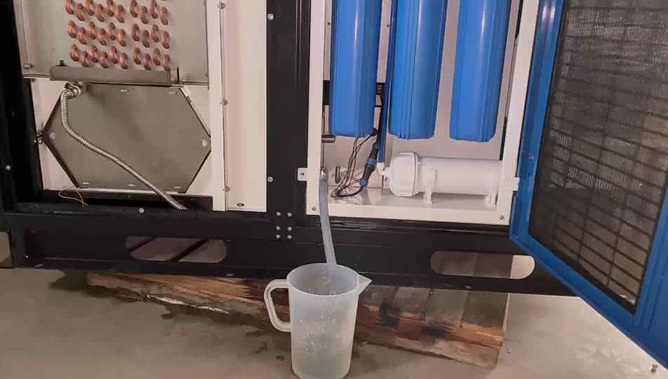 250l To 3000l 27 Degree Rh 60 Solar Atmospheric Water Generator Air To