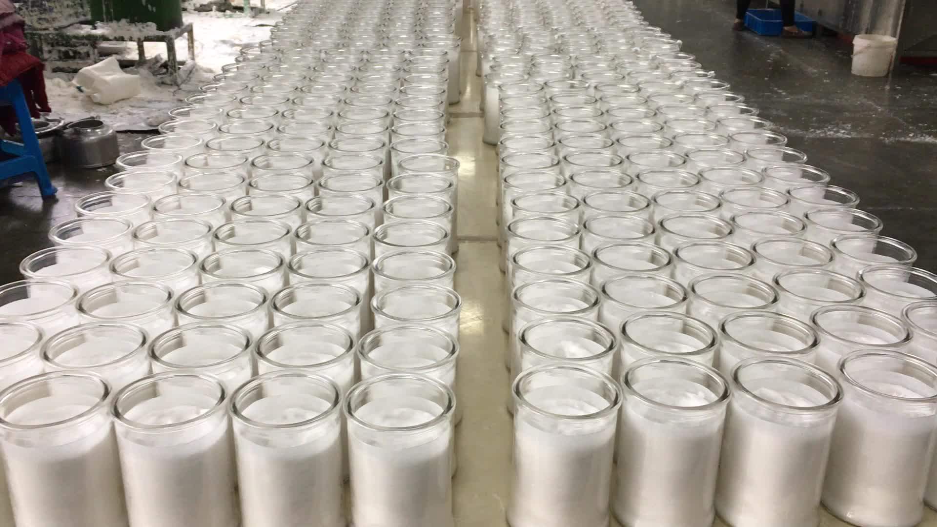 Wholesale Hispanic Mexican Amber 8oz Glass Jar Black Religious Candle