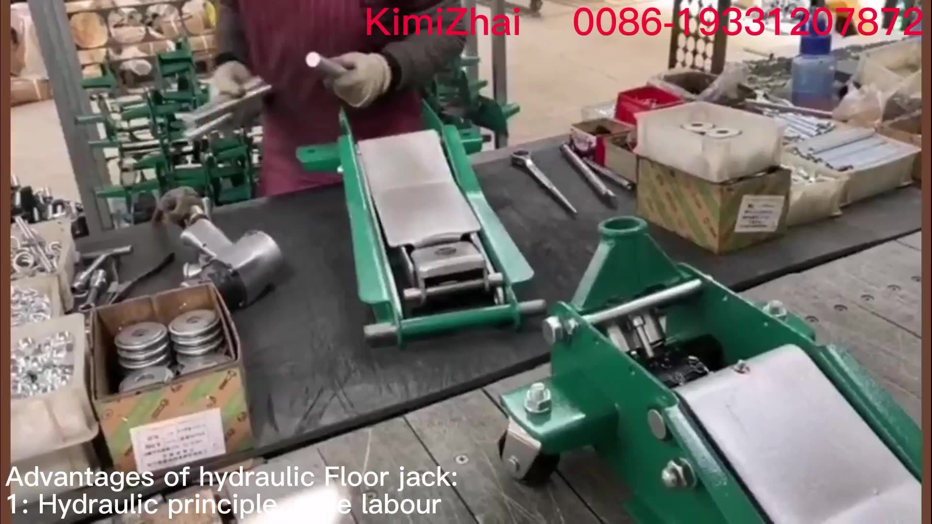 Bestselling Portable Heavy Duty Long Floor Jack 2 Ton Compact Billet