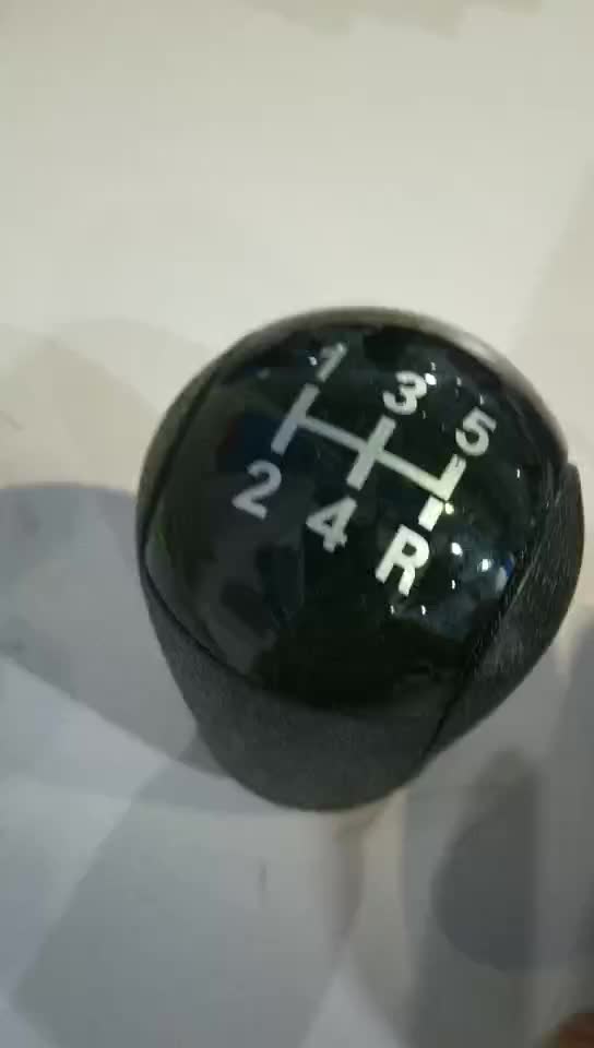 Custom Manual 6 Speed Leather Gear Shift Knob 6c1r7217ka For Ford Focus