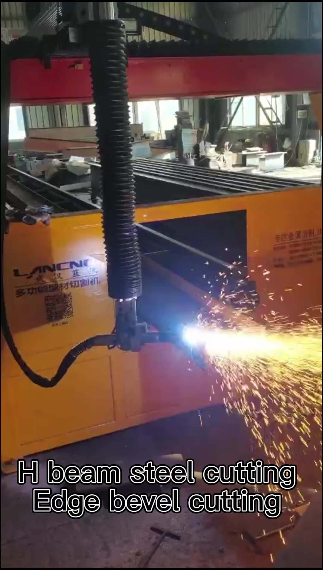 Full Automatic Cnc Plasma Profile Cutting Machine Steel H Beam U Steel