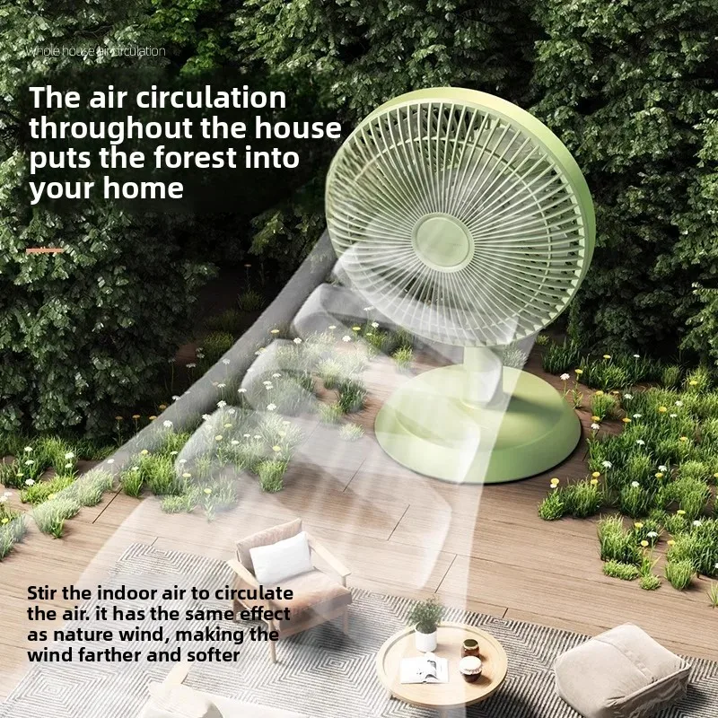 Electric Fan Small Student Dormitory Office Home Desktop Bedside Silent Plug-In Electric Fan Desktop Clip-On Fan