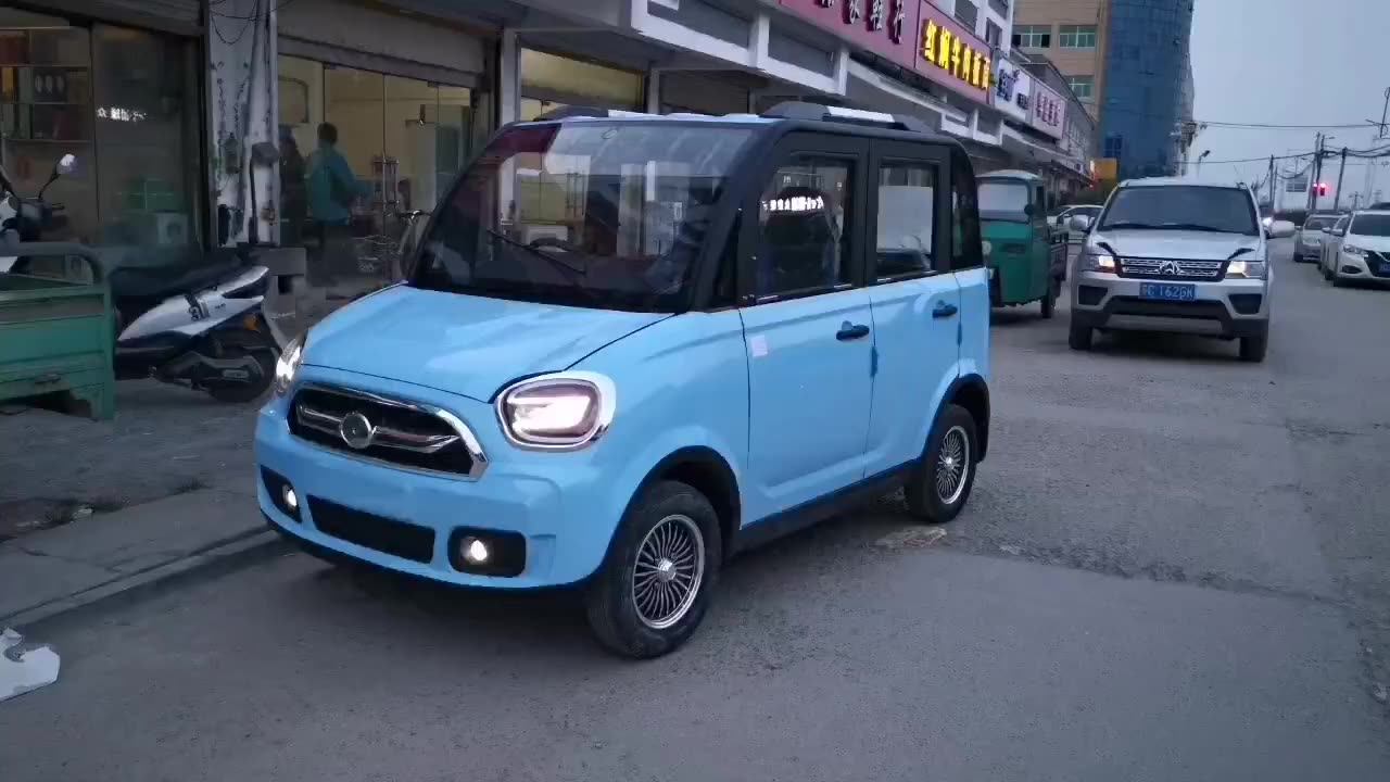 Lesheng Patent Electric Car 4 Wheeler Passenger Car With Big Torque And