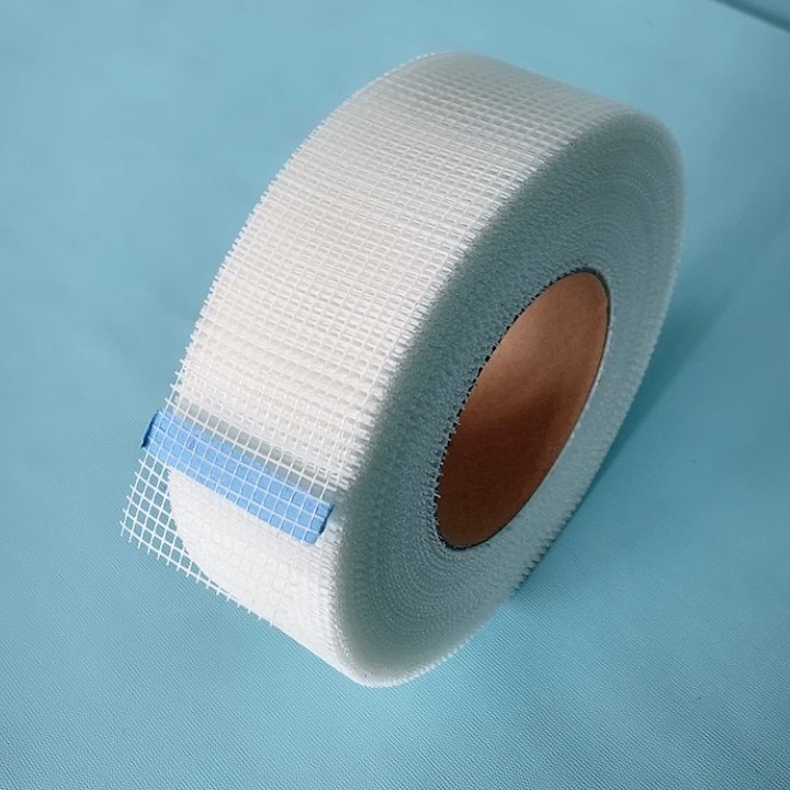 Self Adhesive Fiberglass Mesh Tape 3'' Core Adhesive Mesh Flexible