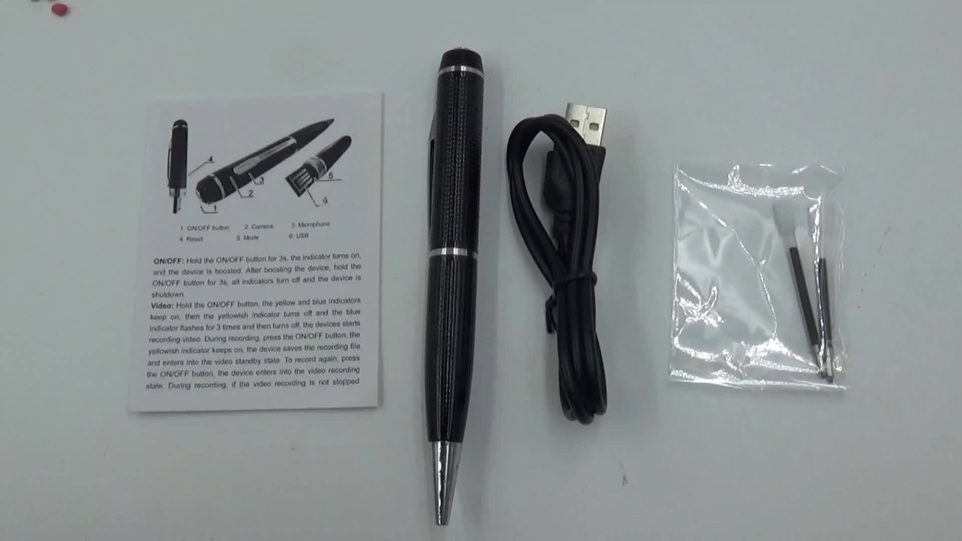 Nany Mini Disguise Pen Security Camera Hd 1080p Cctv Hidden Spy Camera