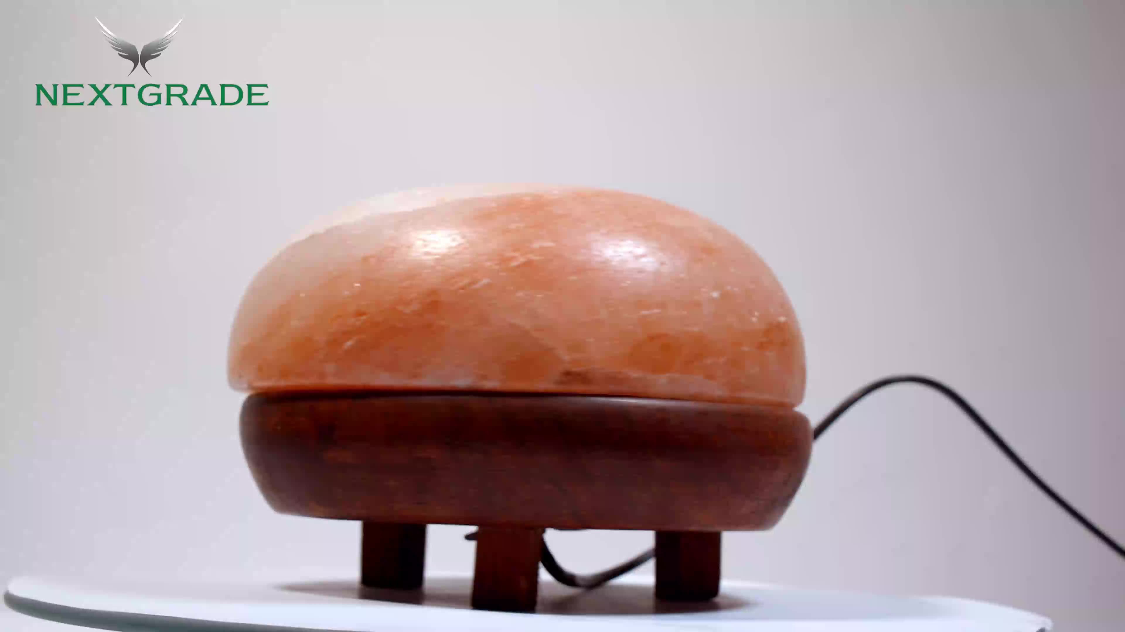 Himalayan Salt Rectangle Foot Detox Lamp Massager Crystal Natural Rock