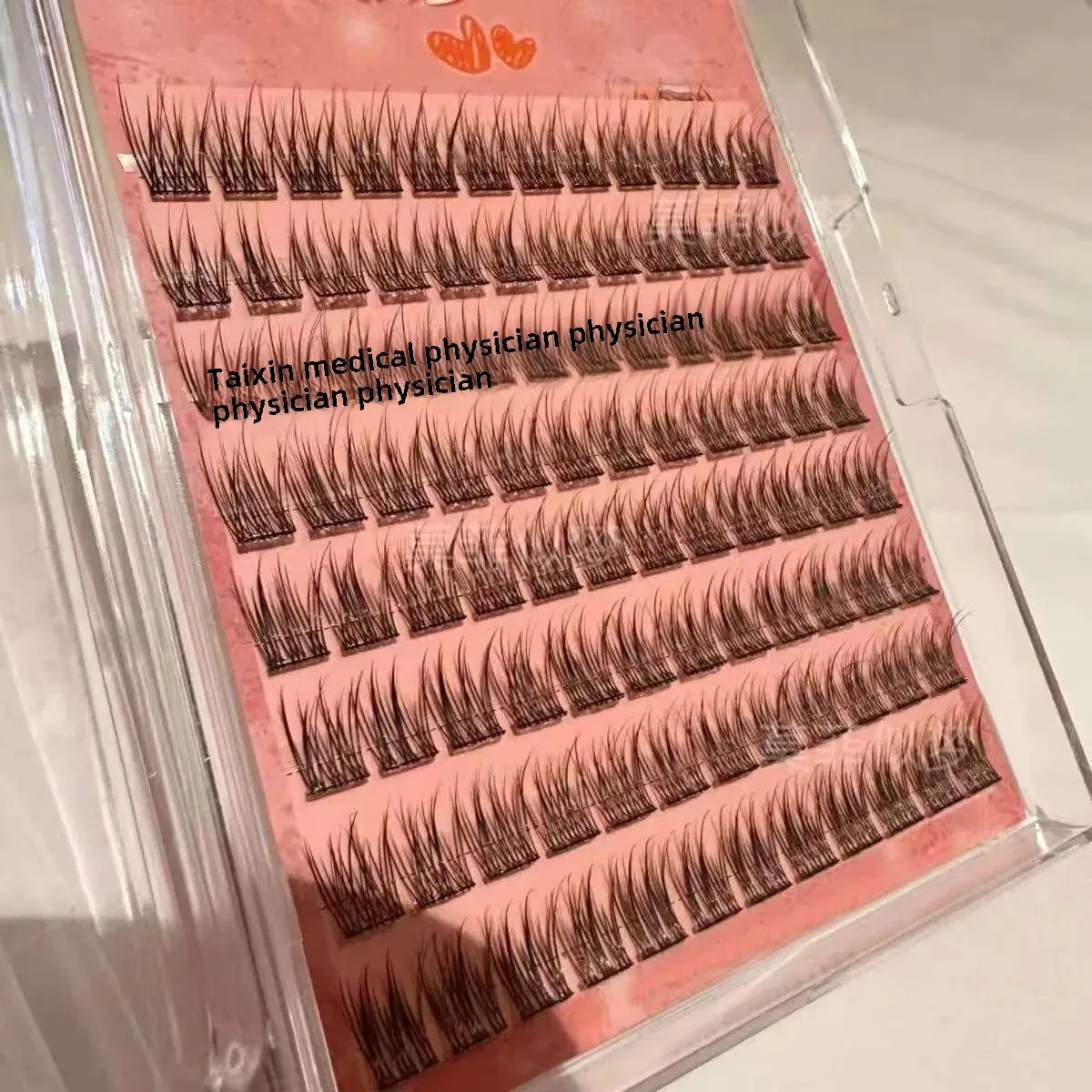 Натуральные новые без клея ленивые baby fish tail фальшивые ресницы кошачий глаз новичок симуляция трилогия дневной сегментированный простой лицевой