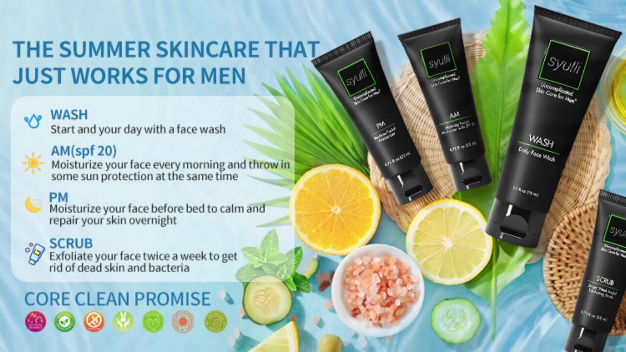 Private Label Mens Skin Care Products Oem Vegan Organic Repair