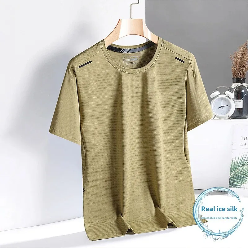 Sports thin breathable quick dry summer silk elastic travel short…