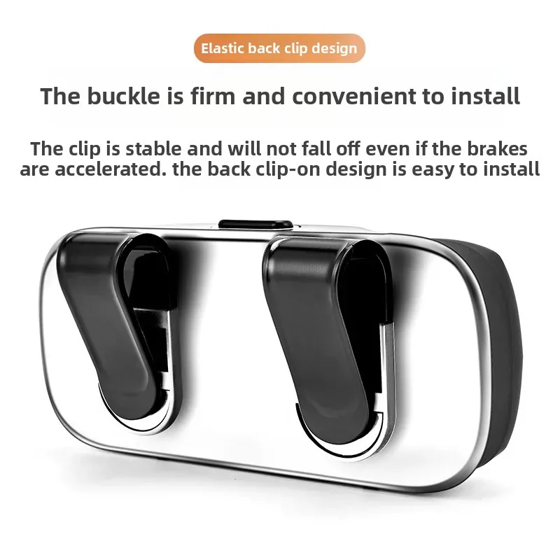 Car Sunshade Sunglasses Storage Box In-Car Portable Sunglasses Case New Cross-Border Universal Sunglasses Clip