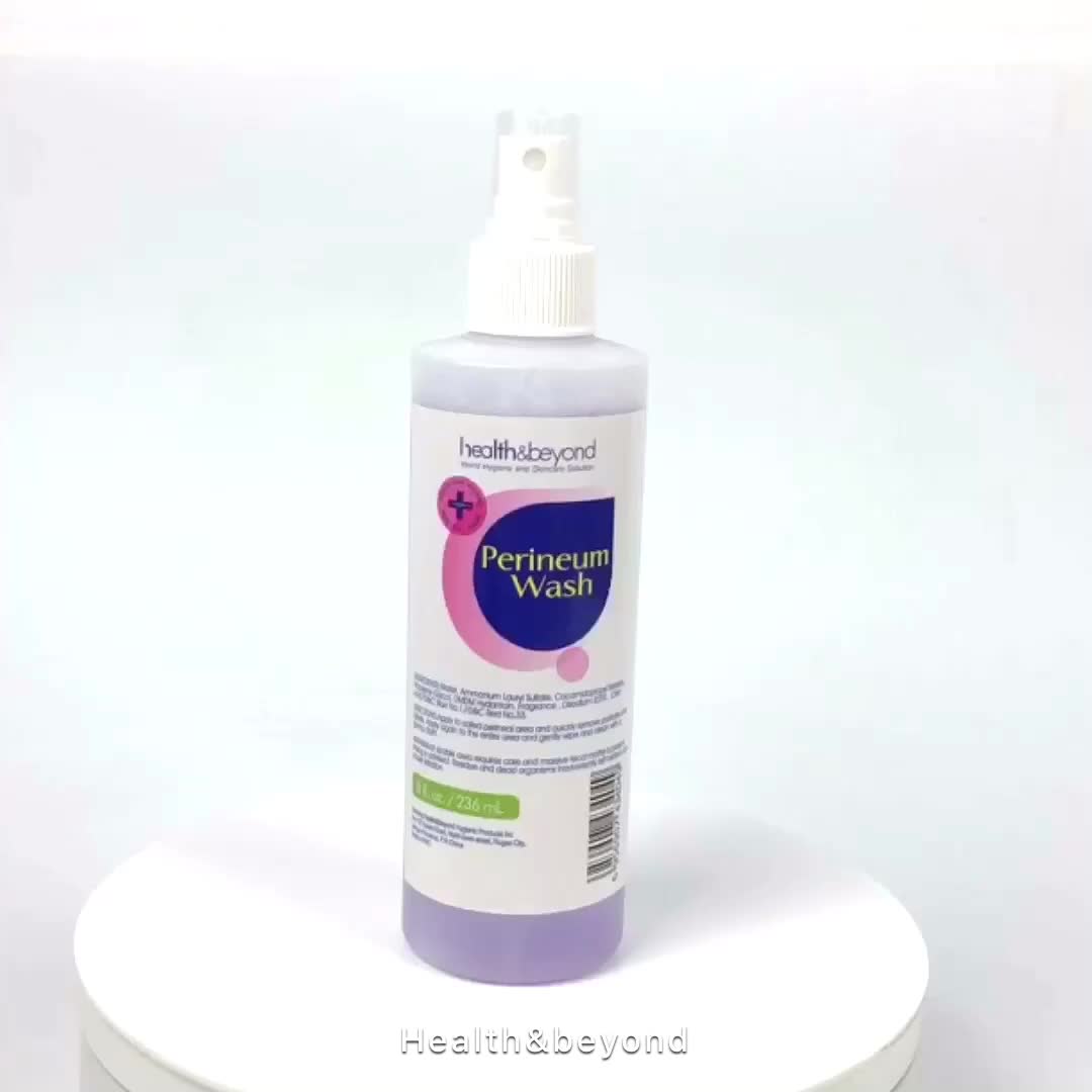 8oz(236ml) Patient Care Rinse Free Female Perineum Cleanser Wash Spray