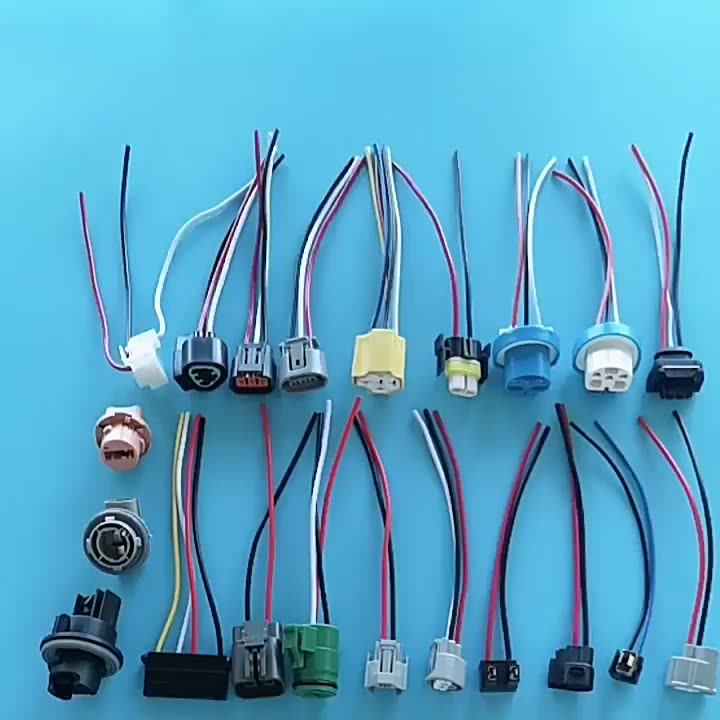 Car H7 Headlight Bulb Lamp Plastic Holder Socket Female 2 Pin Connector