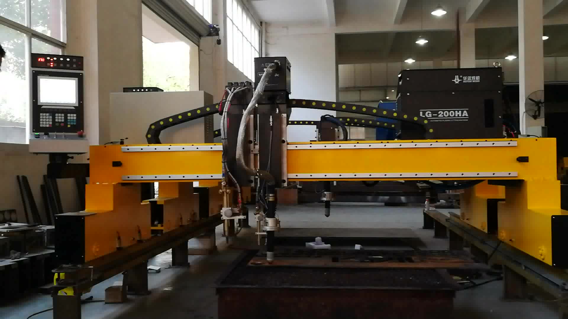 Gantry Cnc Plasma And Oxy Fuel Cutting Machine Plasma Iron Cutter Cnc