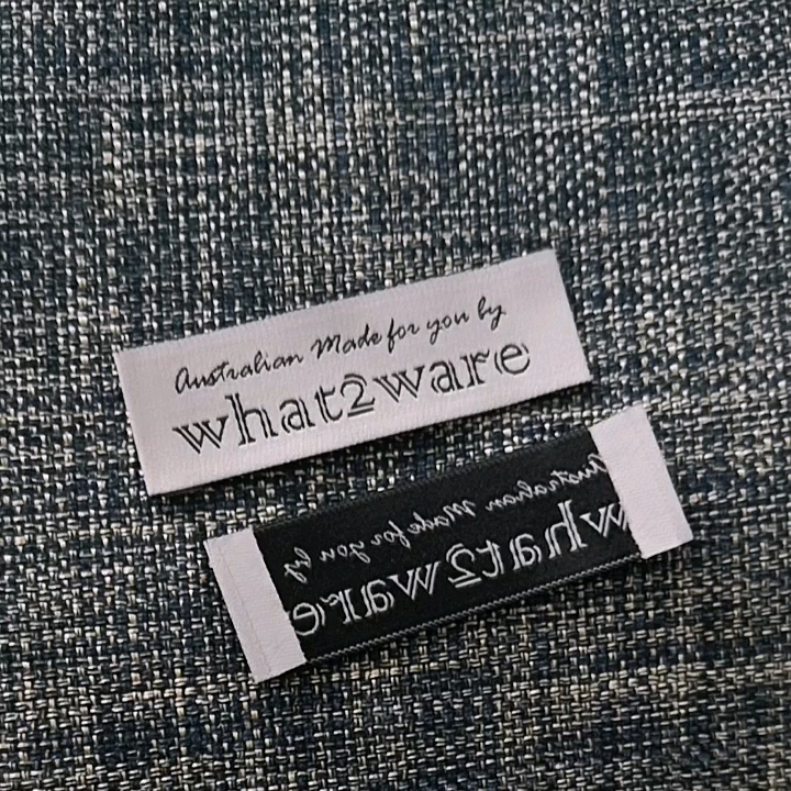 Cheap Satin Labels Maker Garment Gold Metallic Woven Fabric Cotton