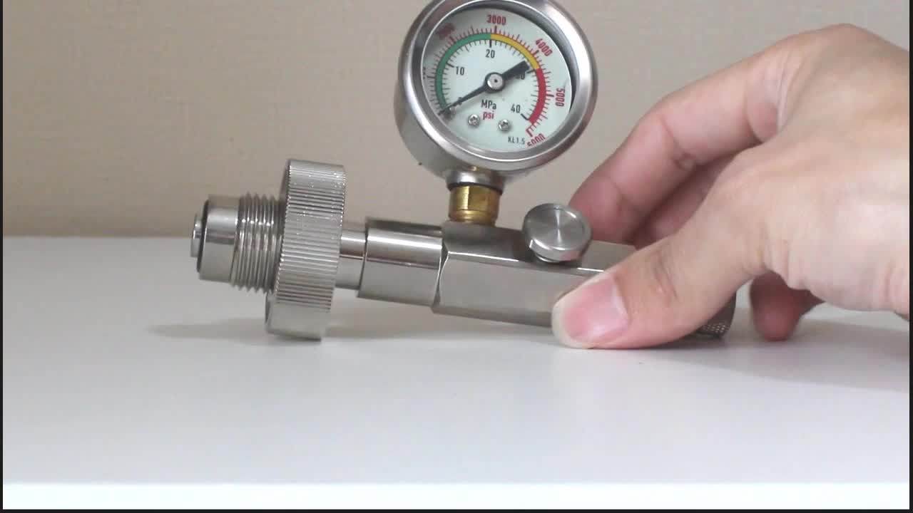 Paintball Pcp Scba Fill Station Charging Adapter With 40mpa Pressure