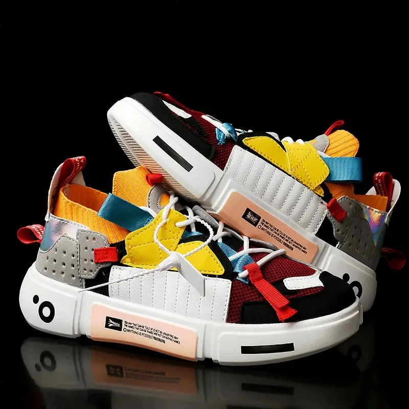 Spring and summer men's shoes fashion week foreign trade show 201 national tide sneaker ladies couple beggar shoes retro board shoes