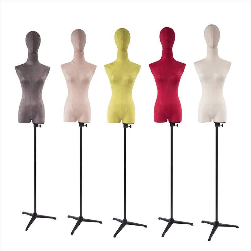 Torso Foam Design Female Half Body Dress Form Mannequin With Stand