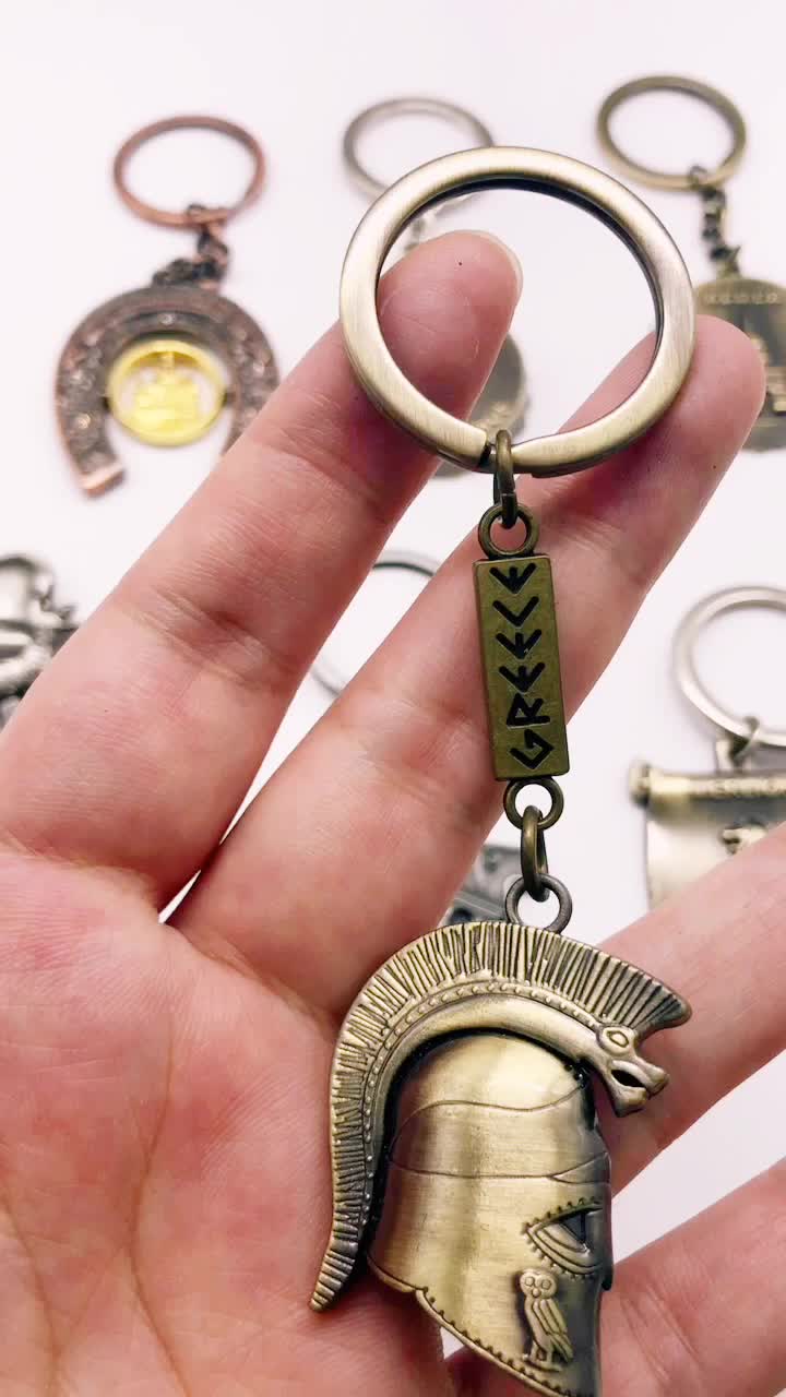 Custom Engraved Antique California Souvenir Keychains With Logo