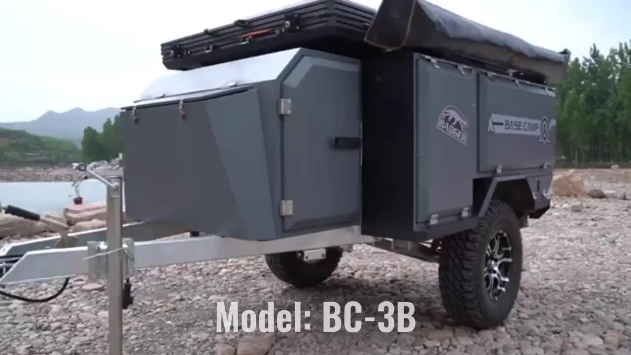 Customizable Independent Suspension Overland Fiberglass Camper Trailer