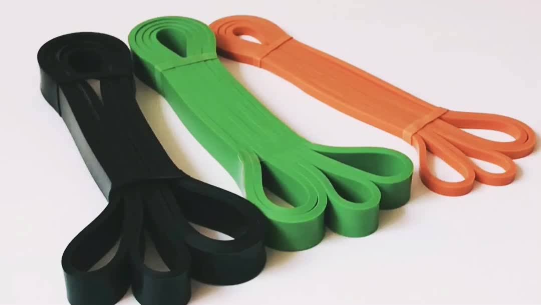 Wholesale Gymnastics Exercise Training 100 Natural Latex Yoga Stretch Loop Resistance Band
