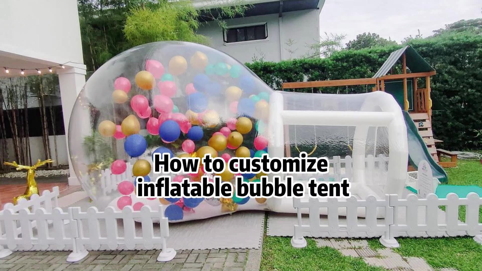 High Quality Luxury Transparent Dome Bubble Tent House Dome Clear Camping Tent Inflatable Bubble