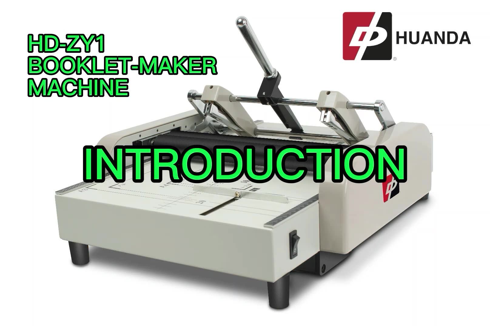 Hd-zy1 High Quality Semi-automatic Booklet Maker Binding Machine A3 ...