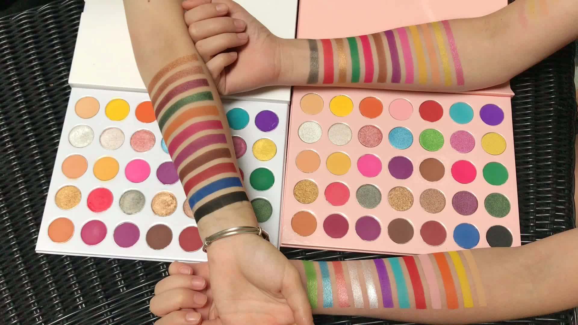 Make Your Own Eyeshadow Palette Private Label Makeup 35 Colors