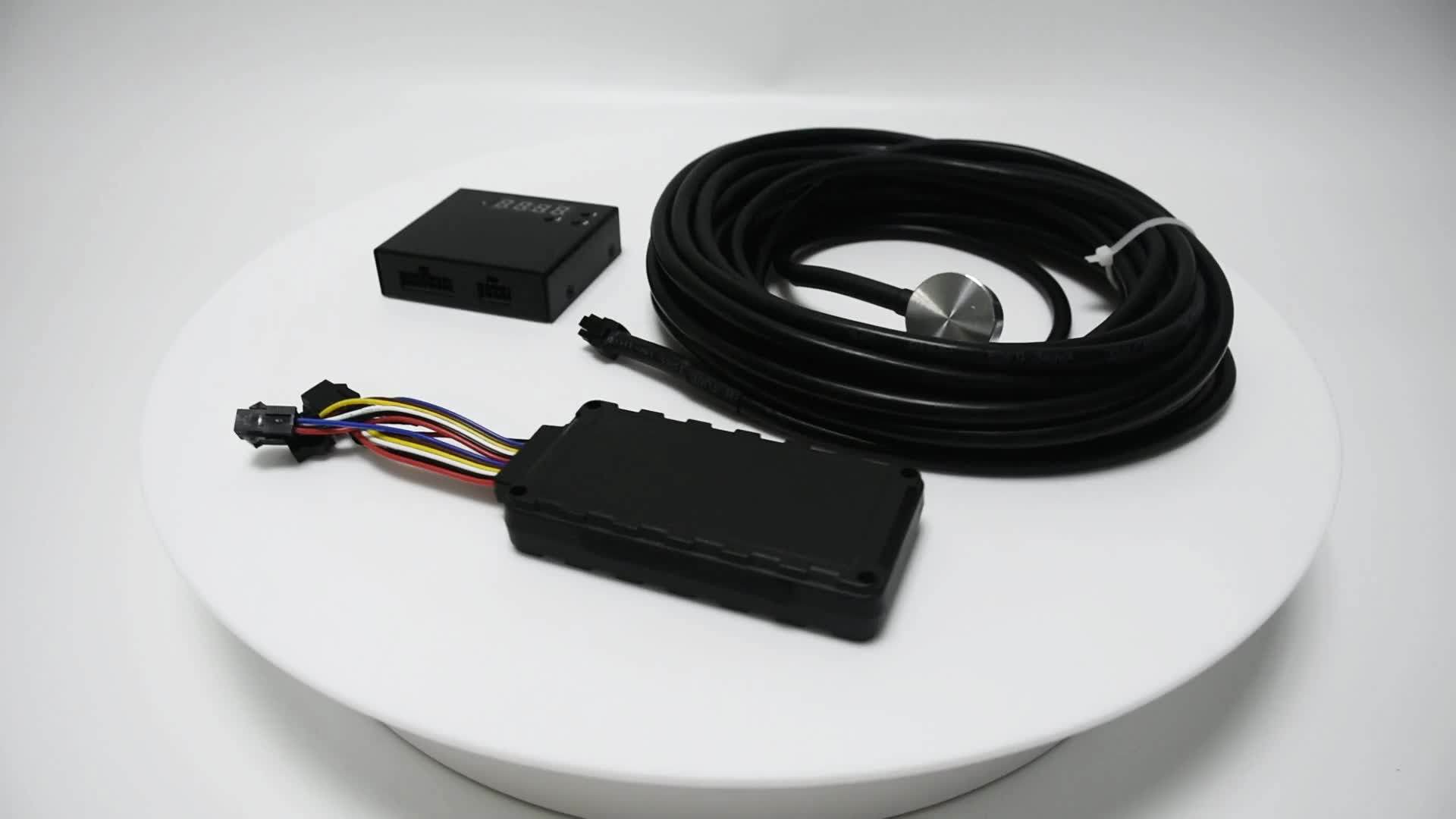 Ultrasonic Fuel Tank Level Sensor+4g Gps Tracker For Telematics Fuel Monitoring System Buy