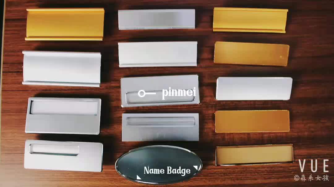 Name Badge Plastic Insert Paper Abs Pins Name Badge