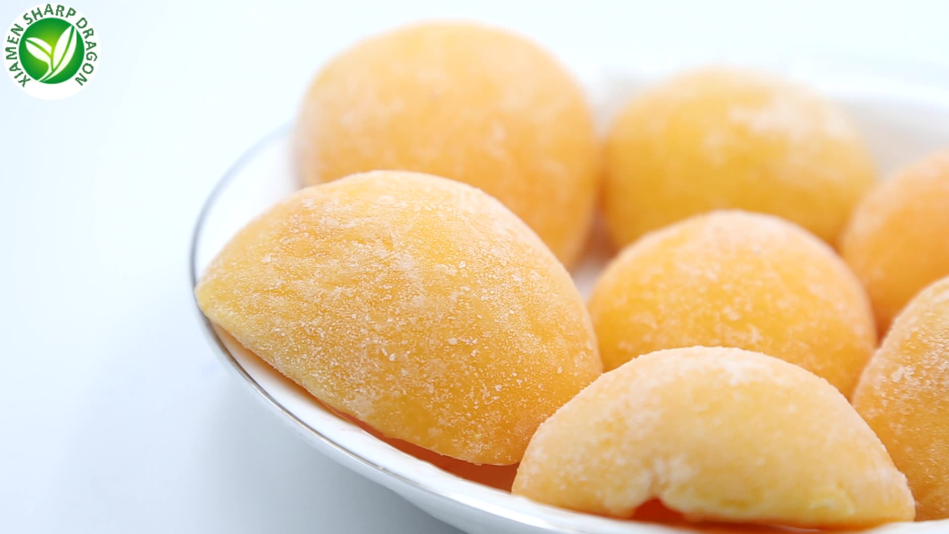 Iqf Frozen Peeled Pitted Yellow Peaches Half Dice Slice Sliced Chunk