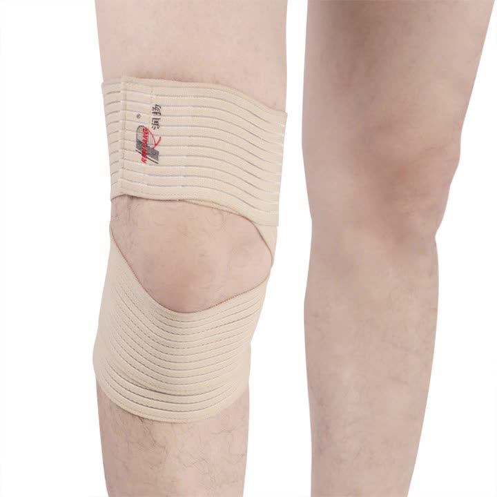 Adjustable Compression Spandex Hook And Loop Fixed Elastic Leg Ankle