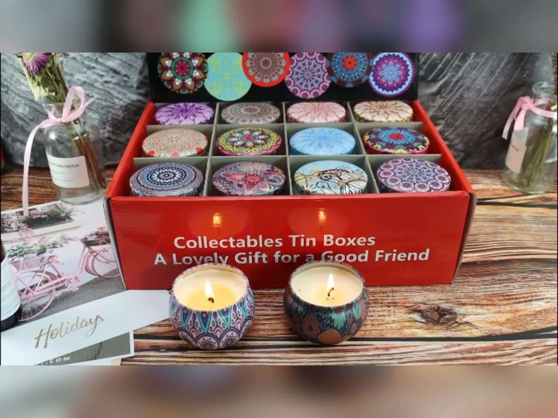 New Design 2.2 Oz Scented Candle Gift Set Of 24 Fragrance Flameless