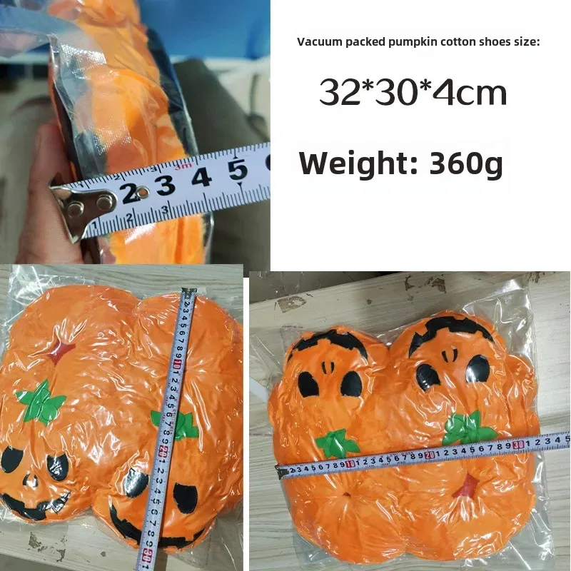 Спот кросс-нортчорborder Amazon Explosion Halloween Pumpkin Slippers Pumpkin Plush Slipper