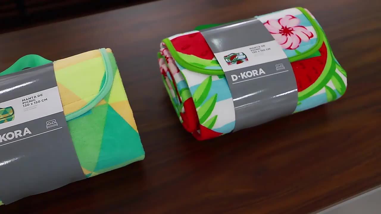 Factory Price Large Size Easy Foldable Roll Up Beach Blanket/high