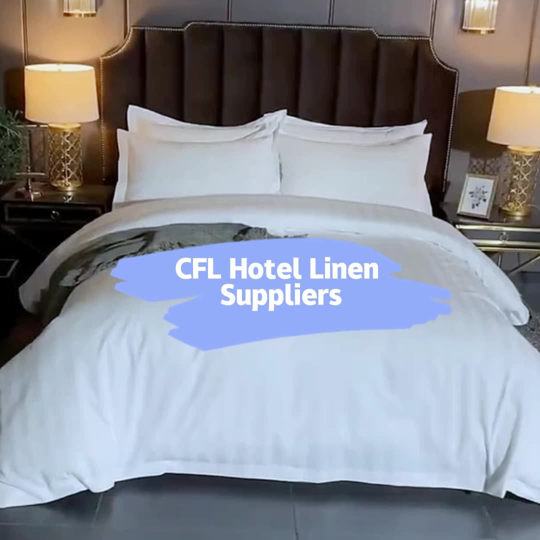 Luxury Hotel Linen Supplies Design Comforter Bedding Set 3cm Stripe