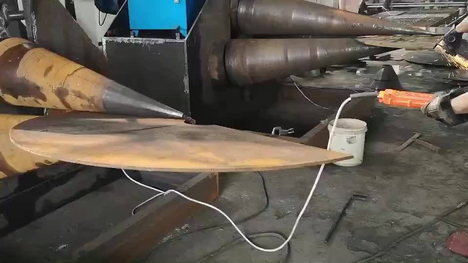 3 Roller Cone Bending Machine Three Roller Cone Rolling Machine Sheet