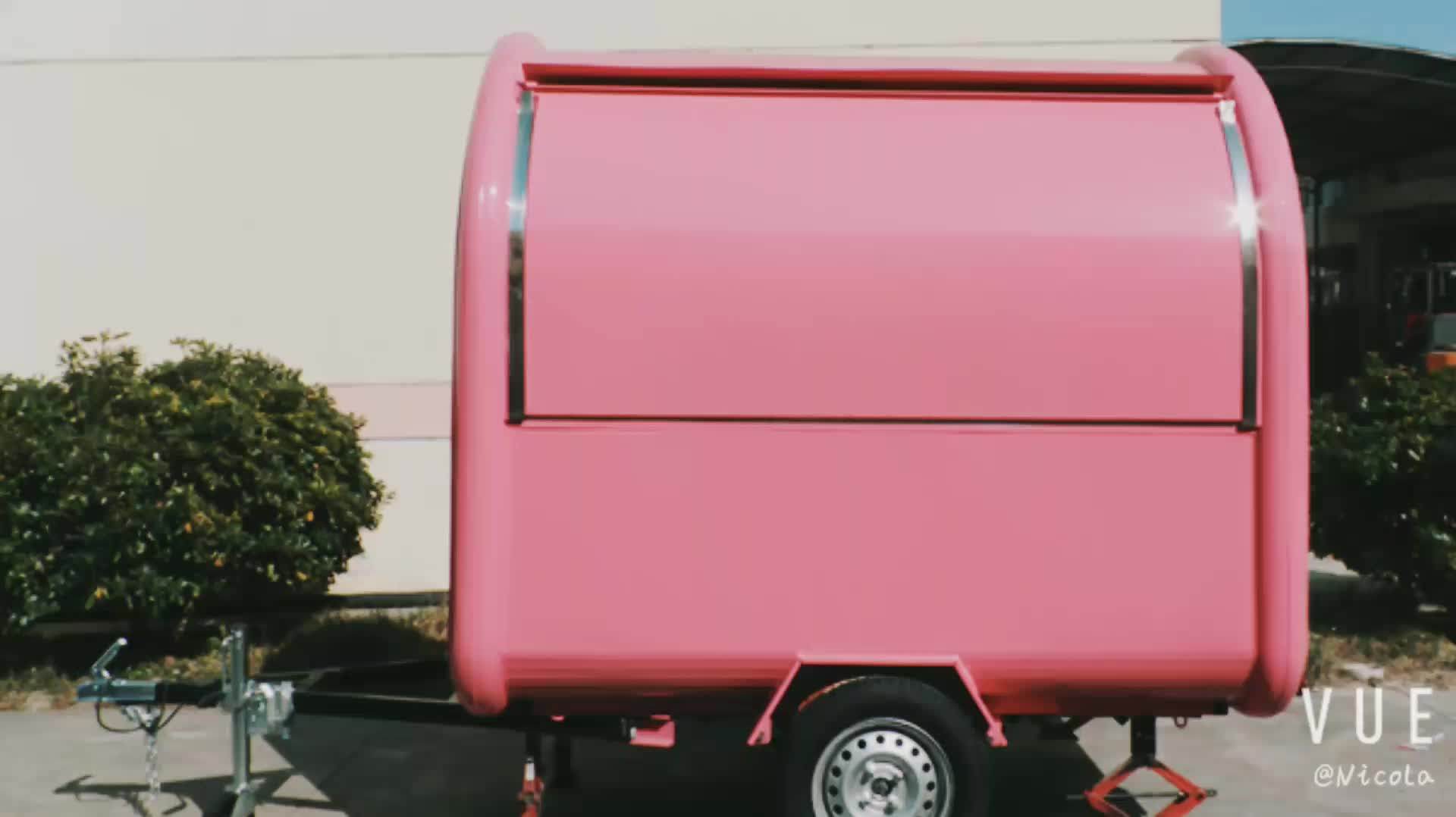 New Condition And 220v/110v/ Voltage Soup Cart Mobile Food Truck Van