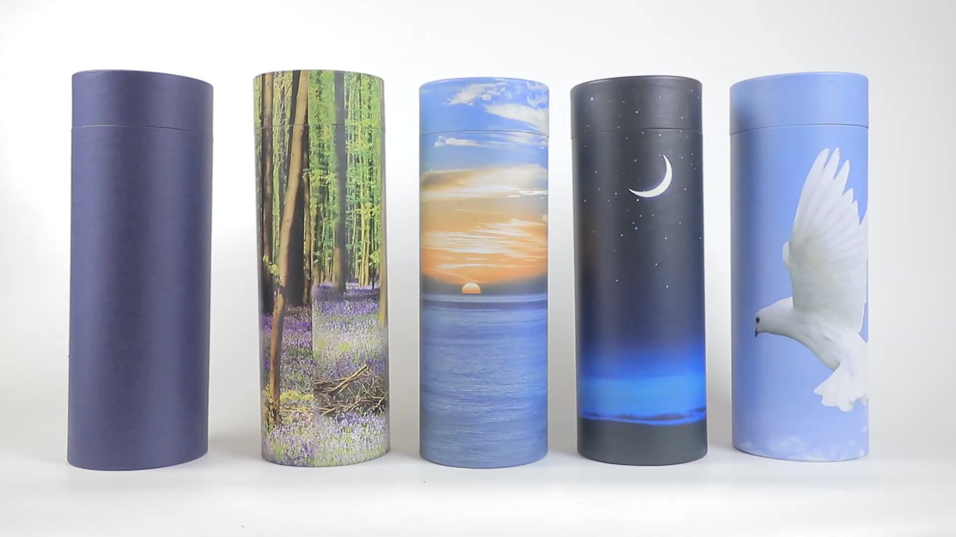 Waterproof Urns Coffin Customized Cremation Urns Scatter Tubes Urns For