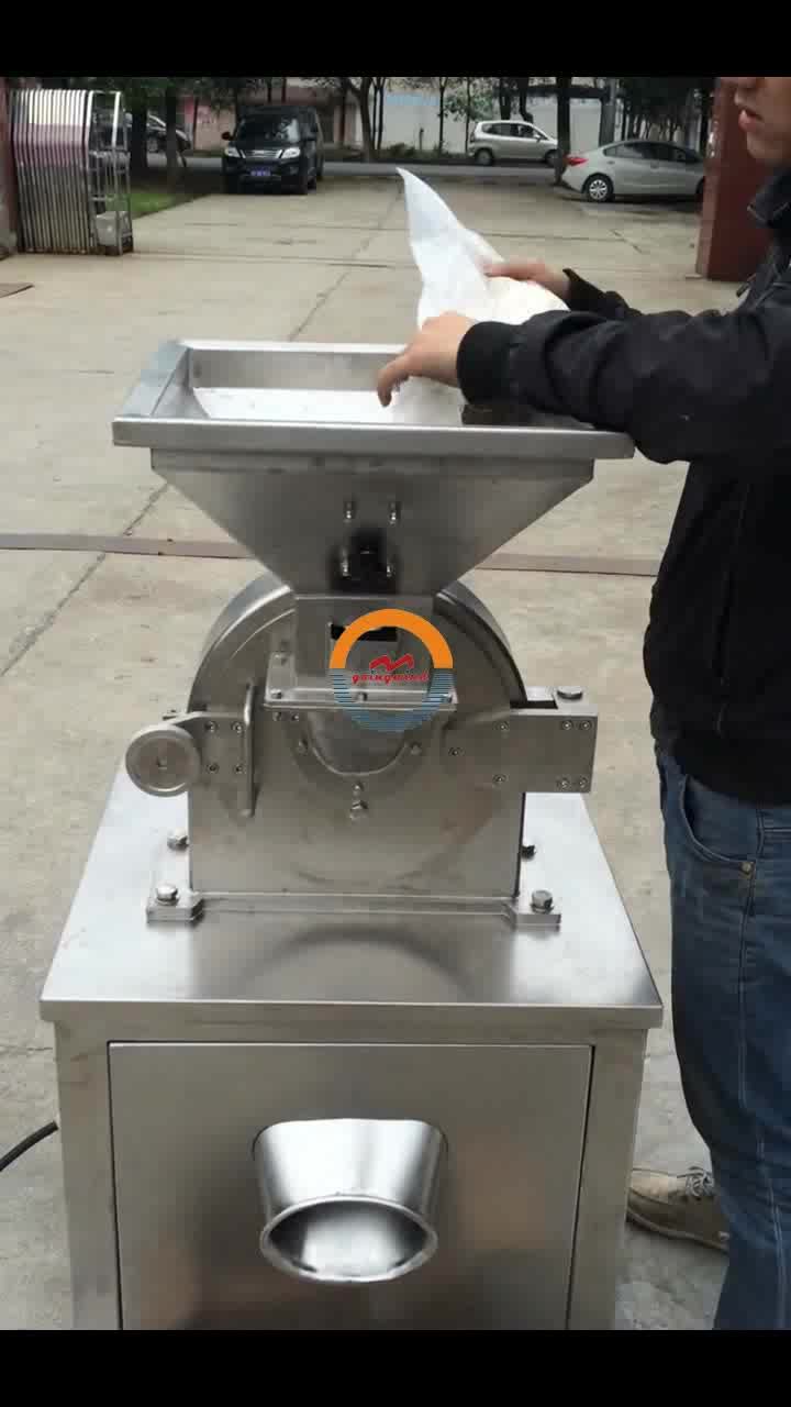 Automatic small turmeric ginger powder grinder auto dried garlic and