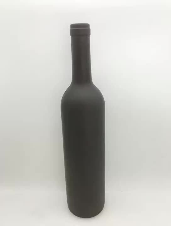 Custom 750ml Black Glass Wine Bottles Wholesale Buy 750ml Black Glass