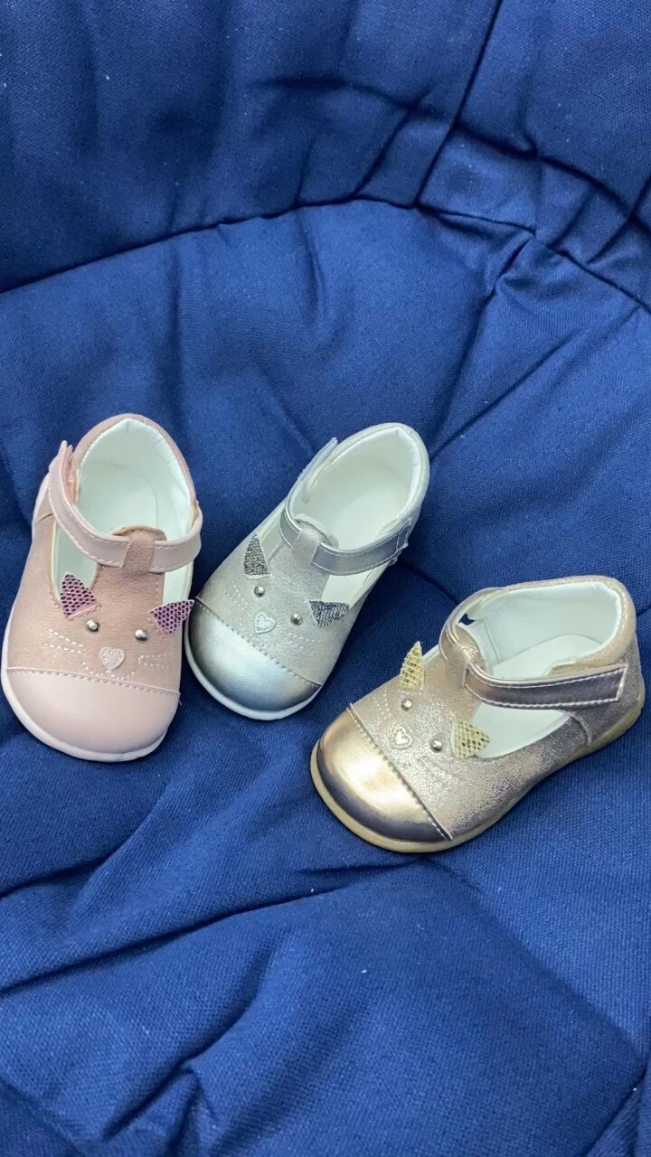 2021 New Cute Baby Dress Shoes 1524 Size Soft Sole Lovely Cat