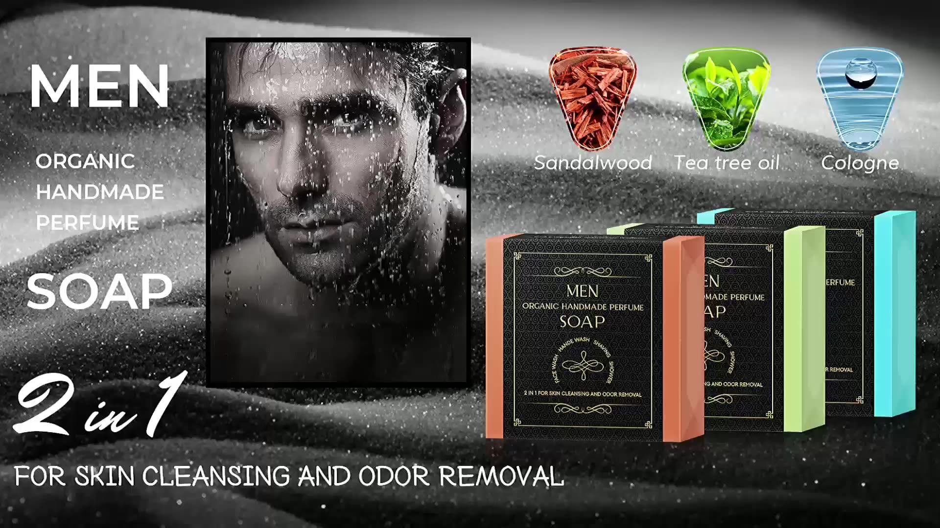 Allinone Men's Skin Care Products Skin Cleansing & Odor Removal