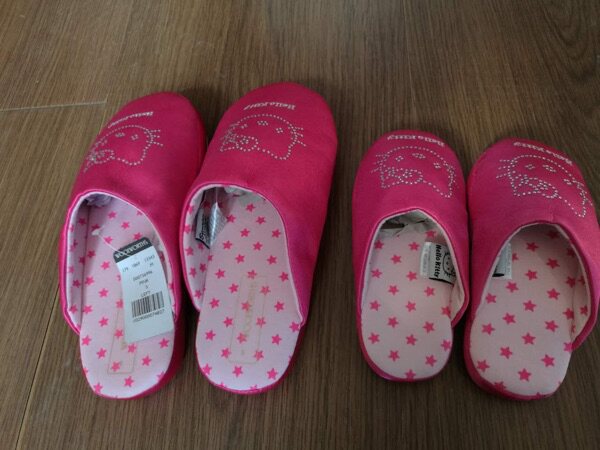 Pantoufles enfants en satin - Ref 1018722 Image 8