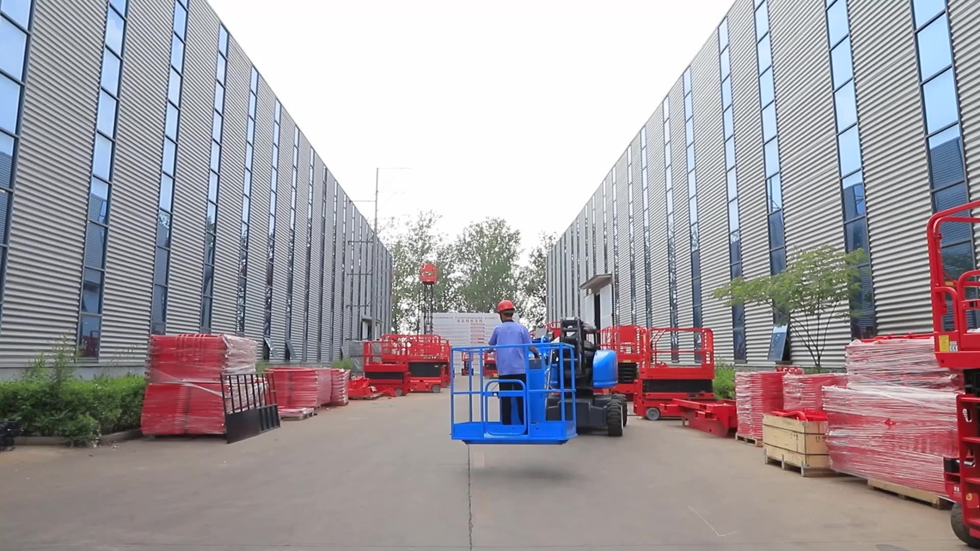 45ft 90ft 140ft Easy Self Propelled Drivable Articulated Boom Lift For