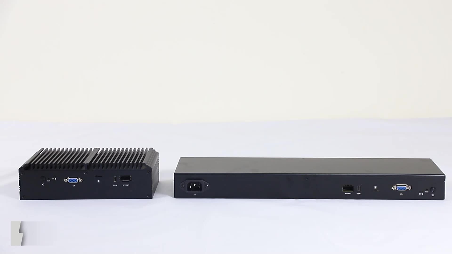 1U Mini Server C3758R With 32GB RAM - 5x 2.5G LAN & 4x SFP+ Ports For Firewall/NAS Applications