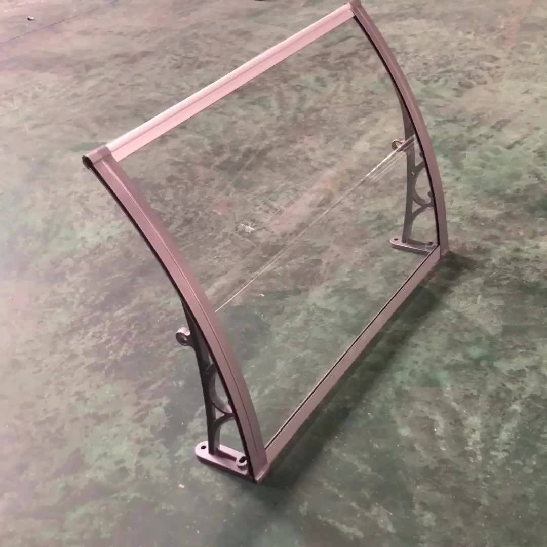 Custom Sun Shade Fixed Cheap Covered Outdoor Front Porch Door Window